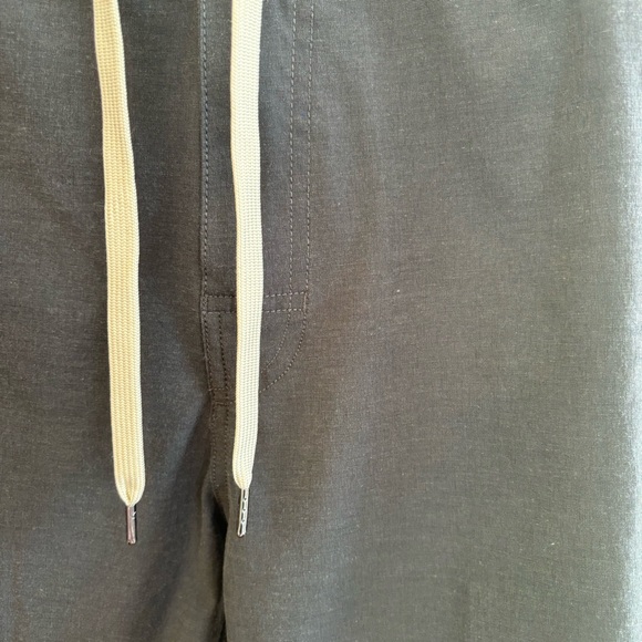 Linksoul Gray Stretch Lightweight Drawstring Board Shorts Swim Trunks Mens 38x8 - Picture 8 of 9